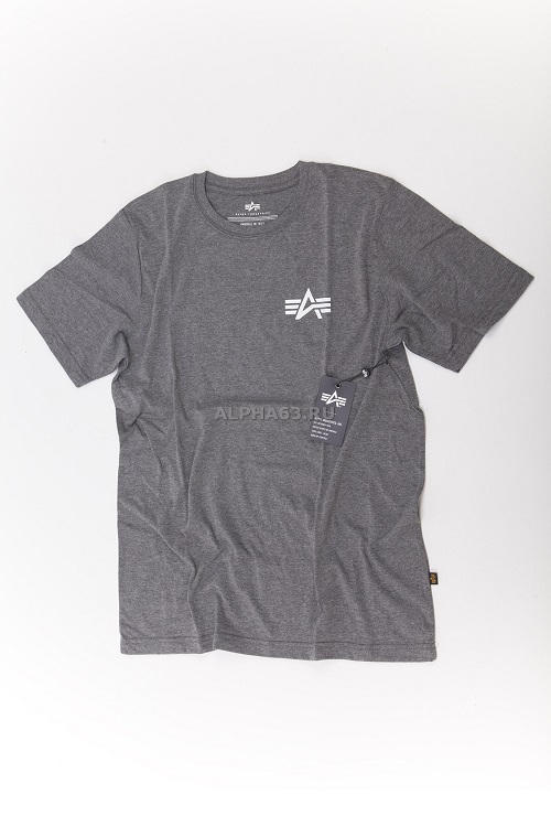  "Small Logo" medium charcoal heather