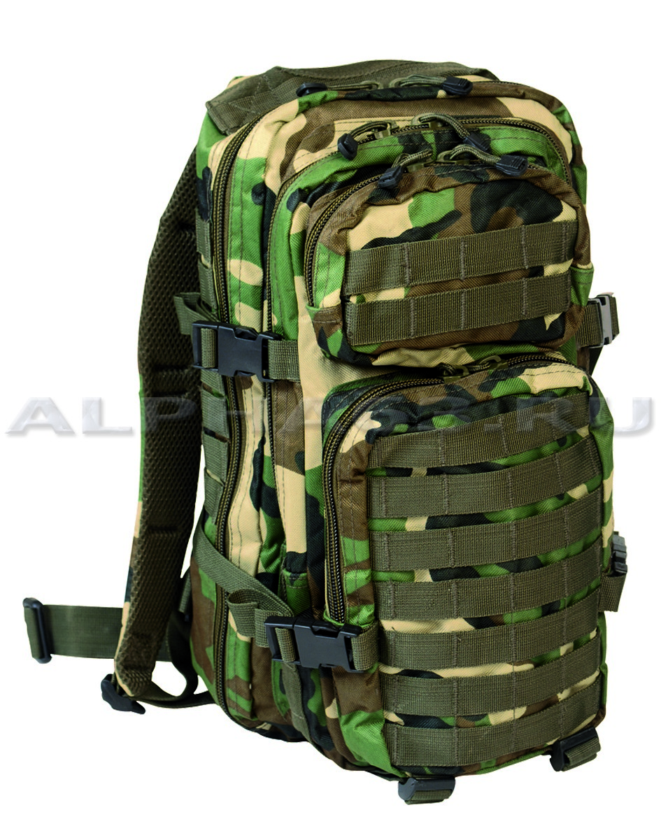  US ASSAULT PACK SM Woodland