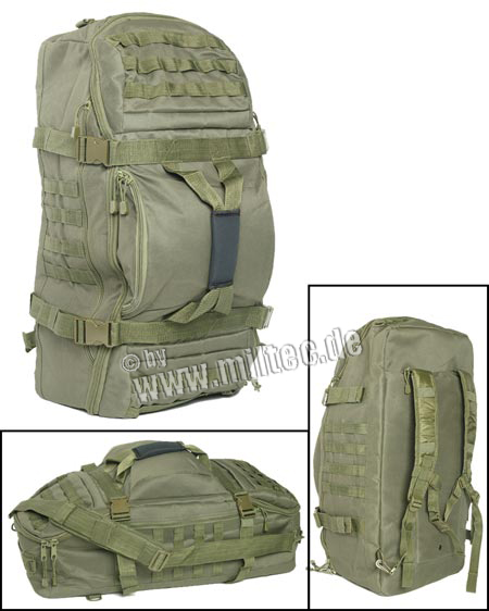  Rucksack "Recom" 3 in 1 Olive.