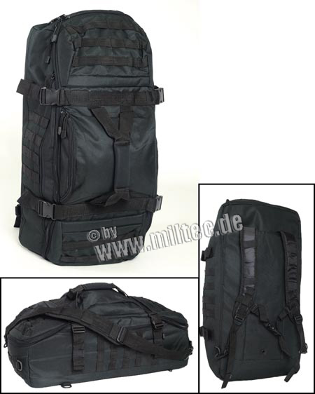  Rucksack "Recom" 3 in 1 Schwarz