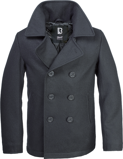  "Pea Coat" Black Brandit