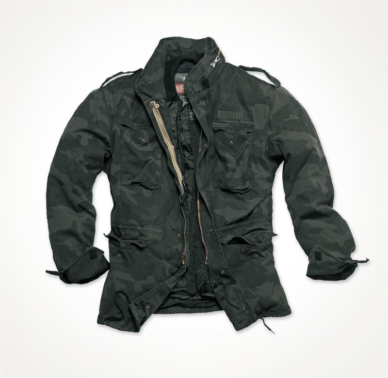 REGIMENT M 65 JACKET Black Camo