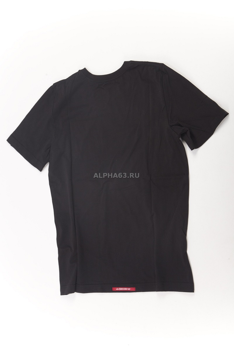  "Small Logo Pocket Tee" black