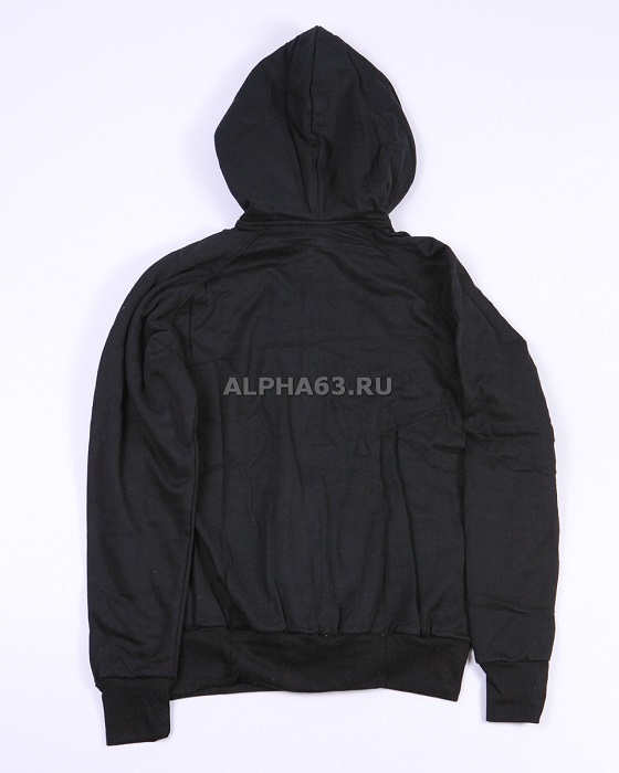  "Thermal Zipper Hooded" Black