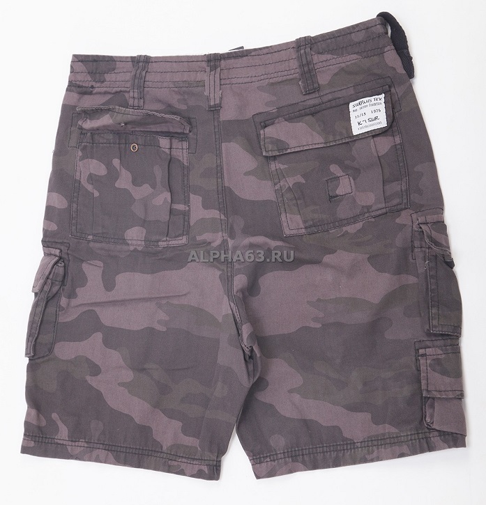 TROOPER SHORTS Black Camo