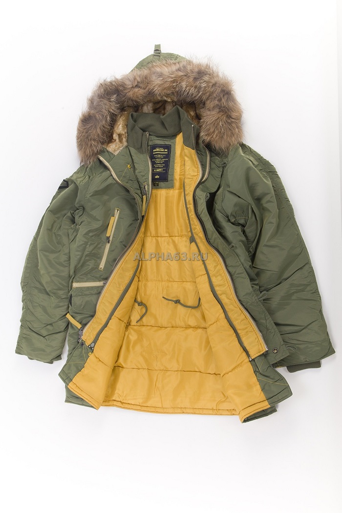  N-3B Inclement Sage Green Nat.Fur