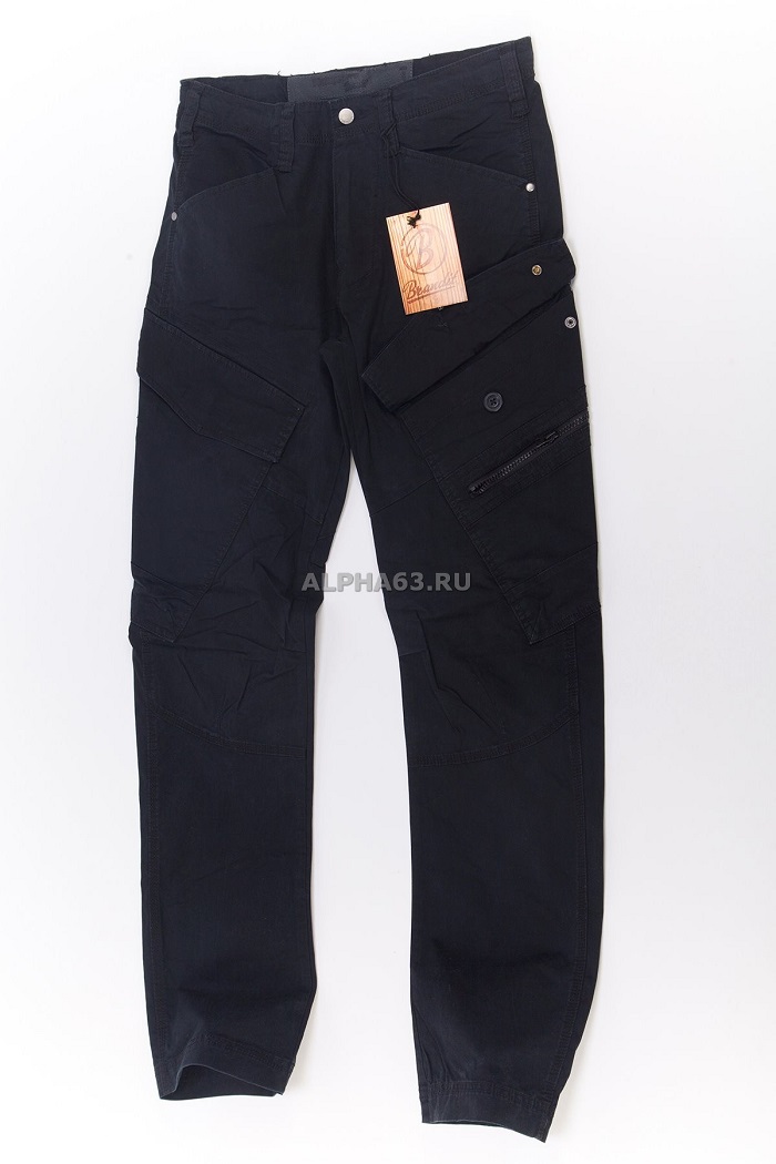  Adven Trouser slim fit Black