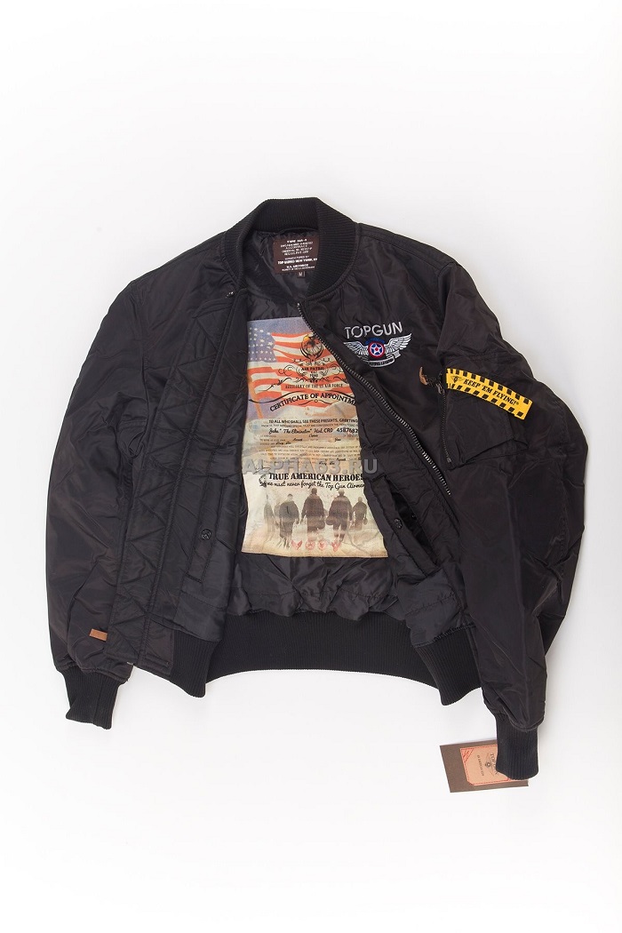  Flight Jacket -1 The Flying Legend Black