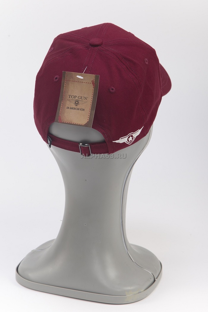  Logo Cap Top Gun burgundy