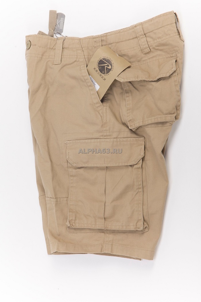  "Vintage Paratrooper Cargo shorts" khaki