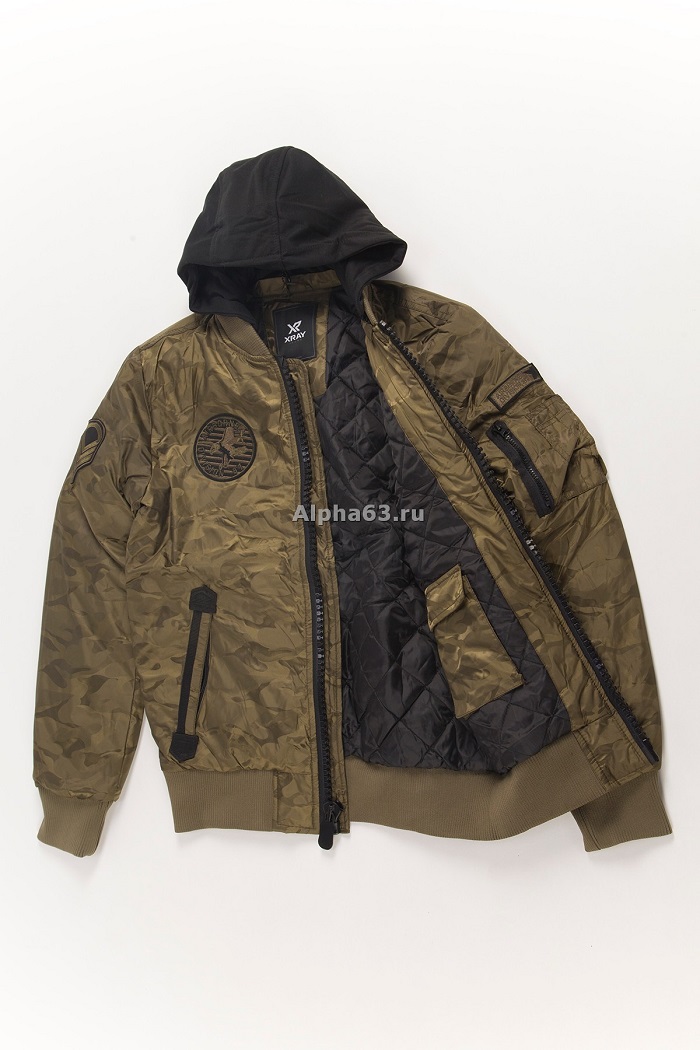  MA-1 Hooded Airborne/Olive Camo