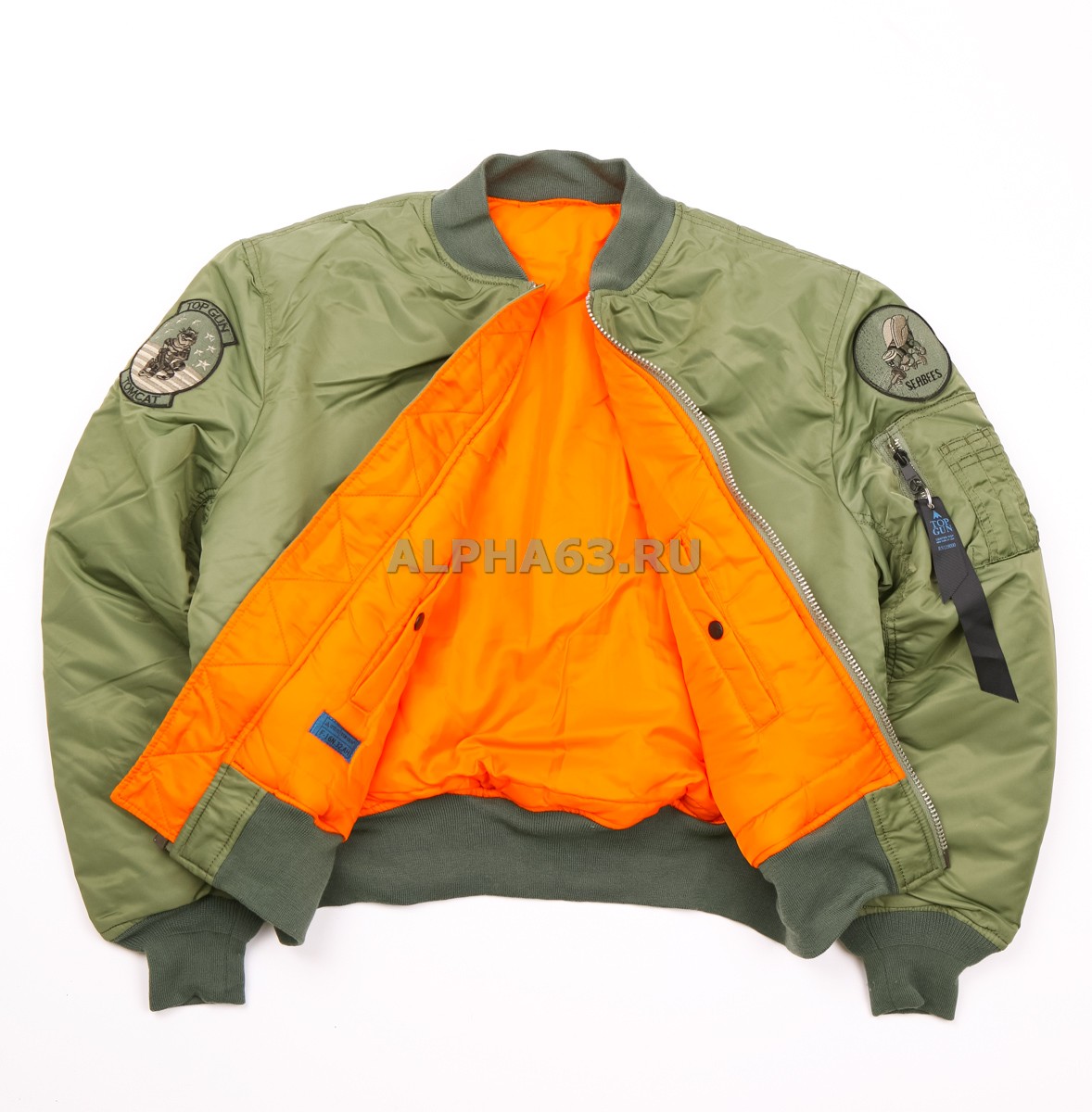  Flight Jacket -1 Top Gun Light Green