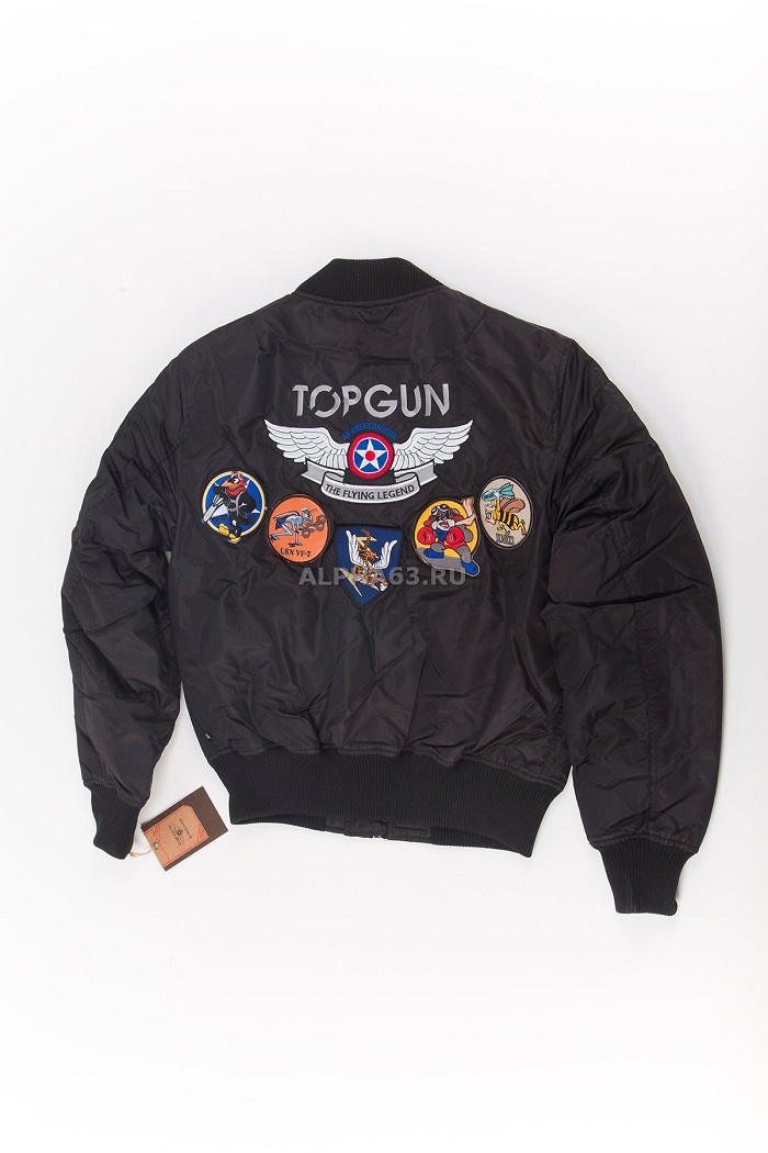  Flight Jacket -1 The Flying Legend Black