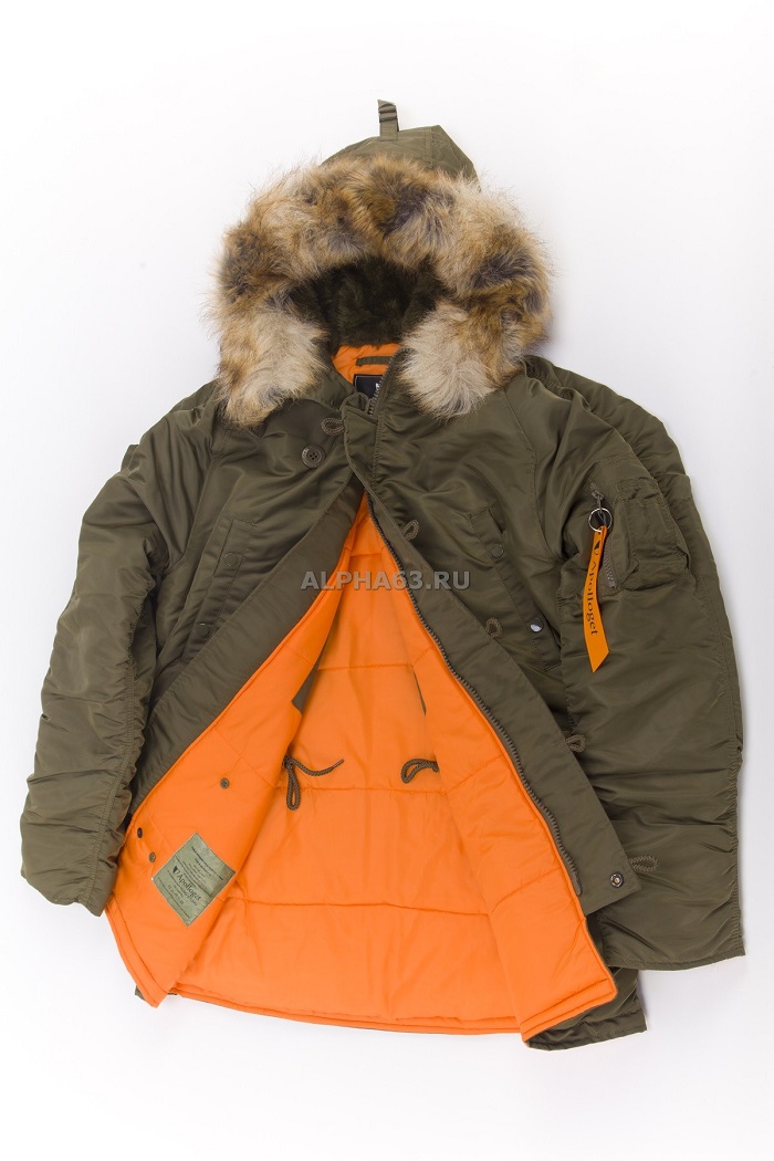 - N-3B Husky-II Capers/Orange