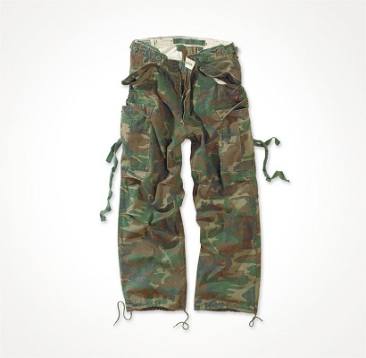 Vintage Fatiques Trousers Woodland