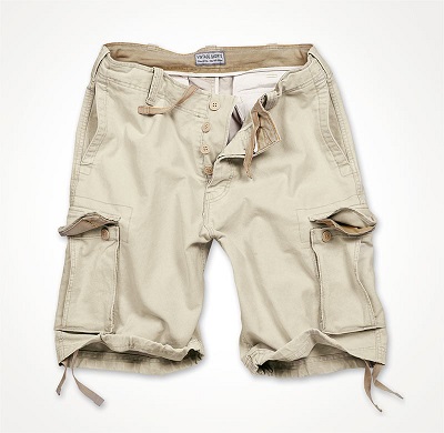  VINTAGE SHORTS WASHED off-white