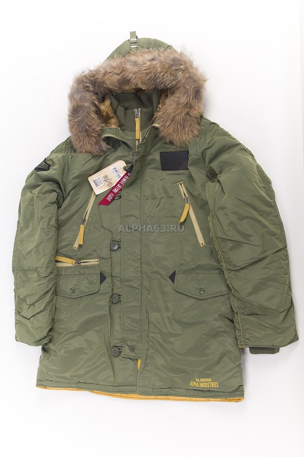  N-3B Inclement Sage Green Nat.Fur