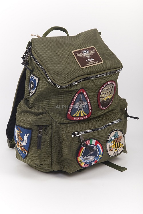  Top Gun With Patches olive
