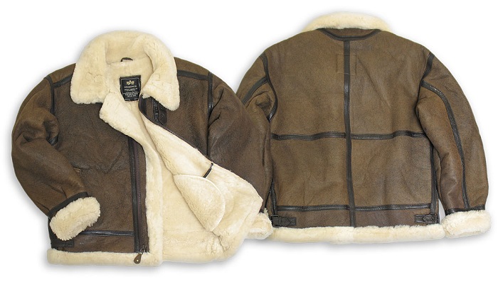   Sheepskin Sherpa B-3 Brown