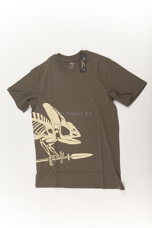  Chameleon skeleton olive green