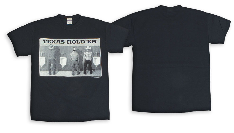  "Cowboy Texas Hold'Em" Black