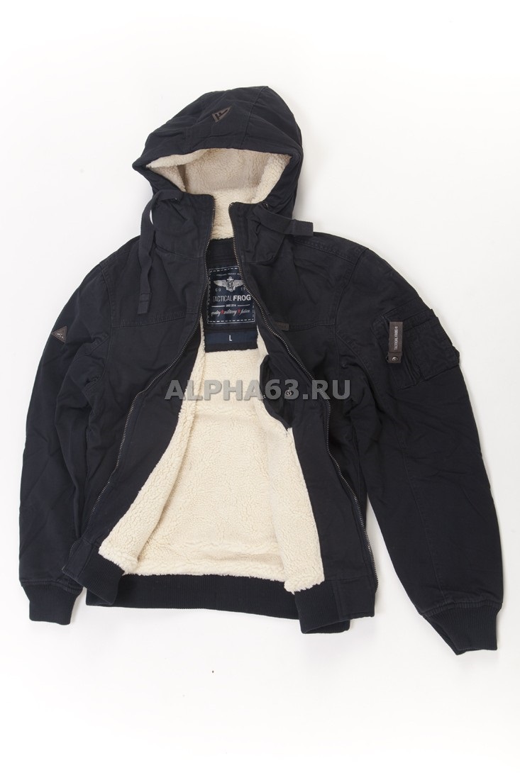   "Waterproof Bomber Jacket 421" dark blue