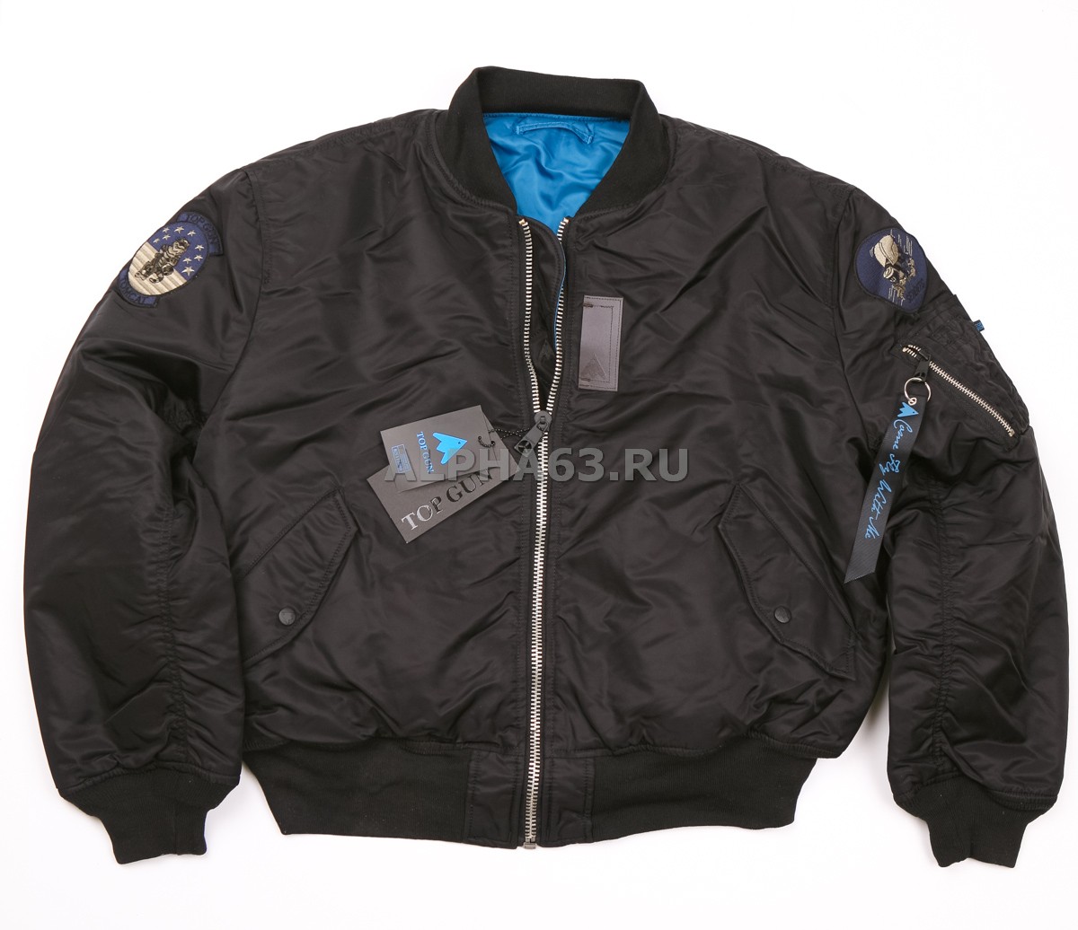  Flight Jacket -1 Top Gun Black