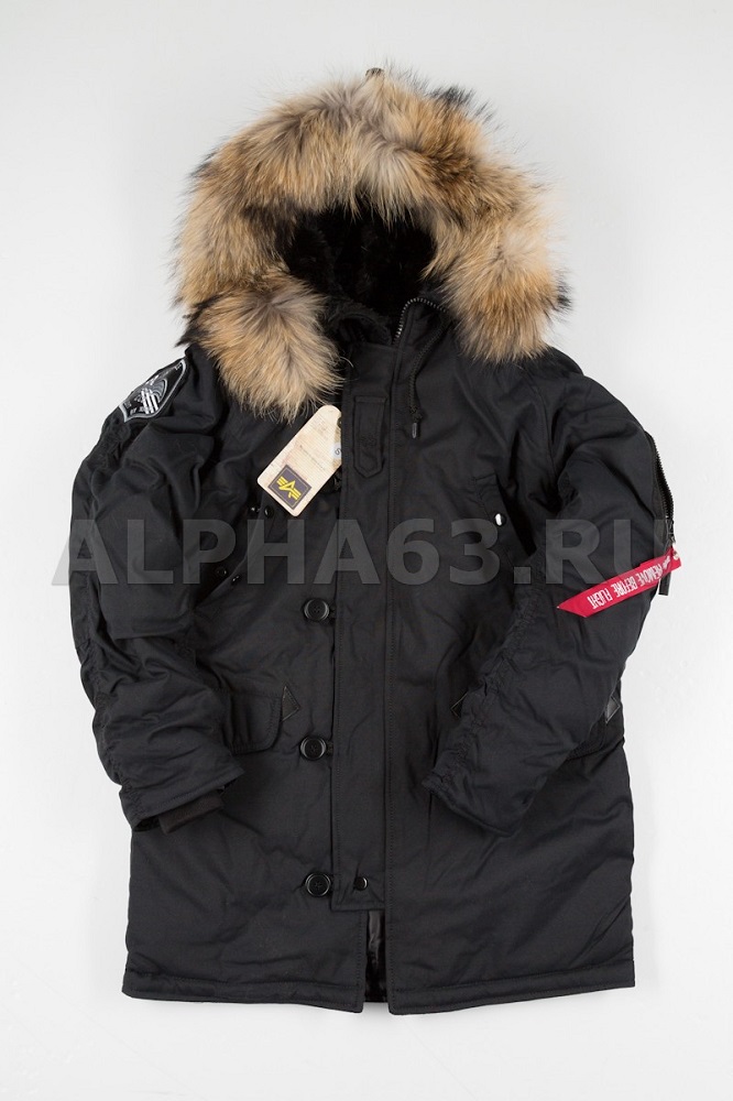  Altitude Parka Black Nat.Fur