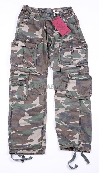  Airborne Vintage Trousers Woodland