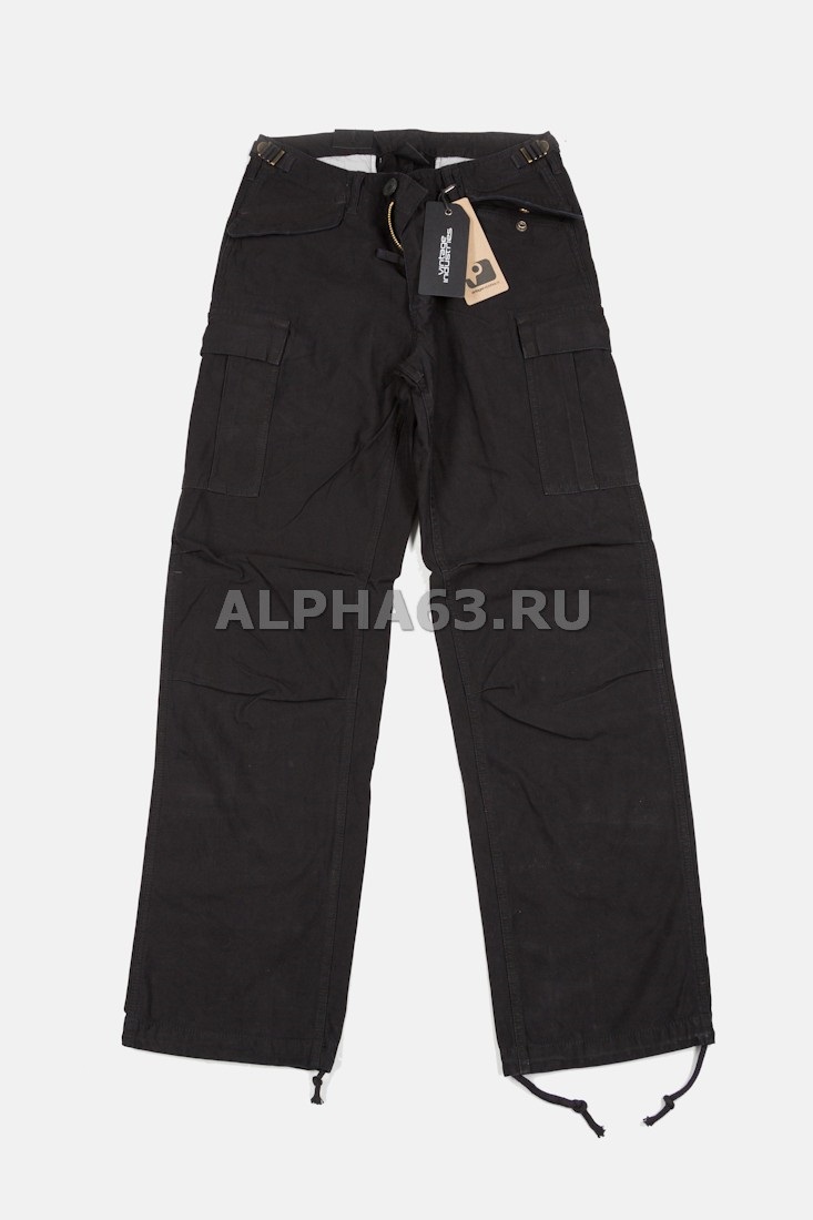  M65 HEAVY SATIN PANT Black