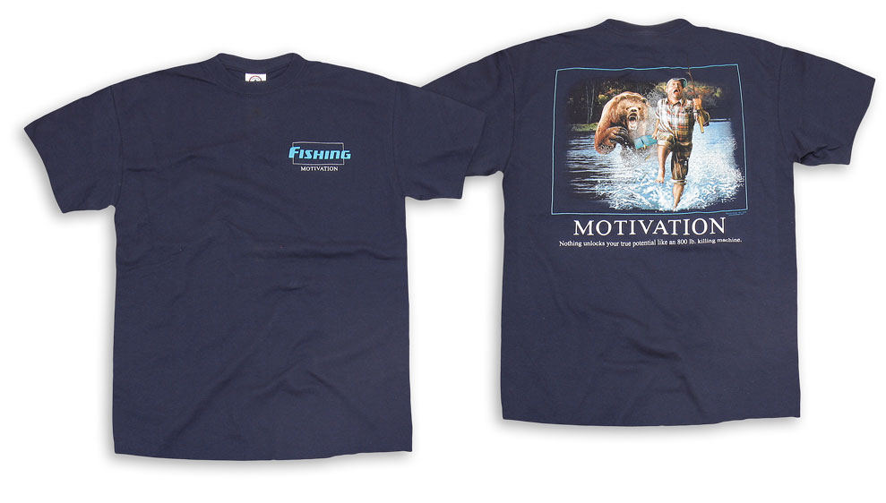  "Fish Motivation" Navy Buck Wear