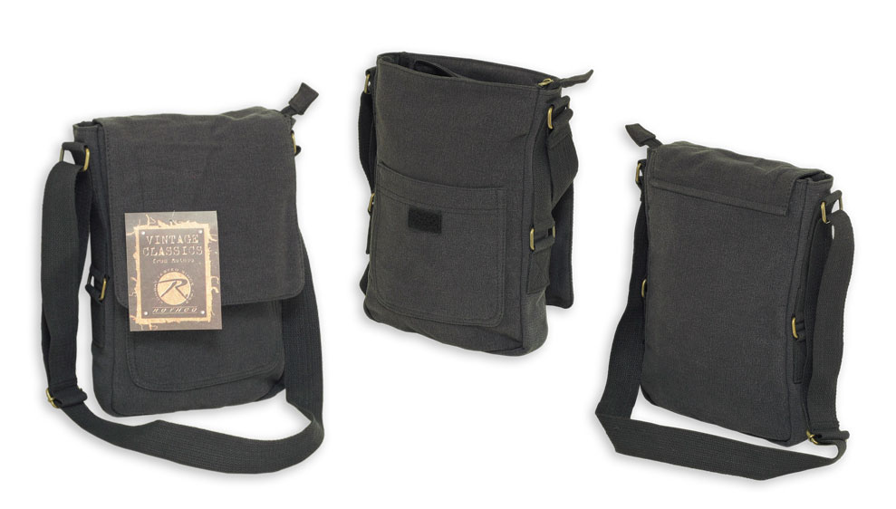  Military Tech Bag Black Rothco