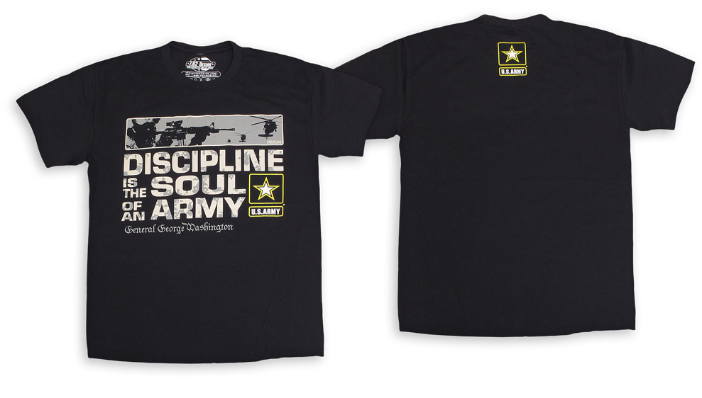  "Army Discipline'' Black