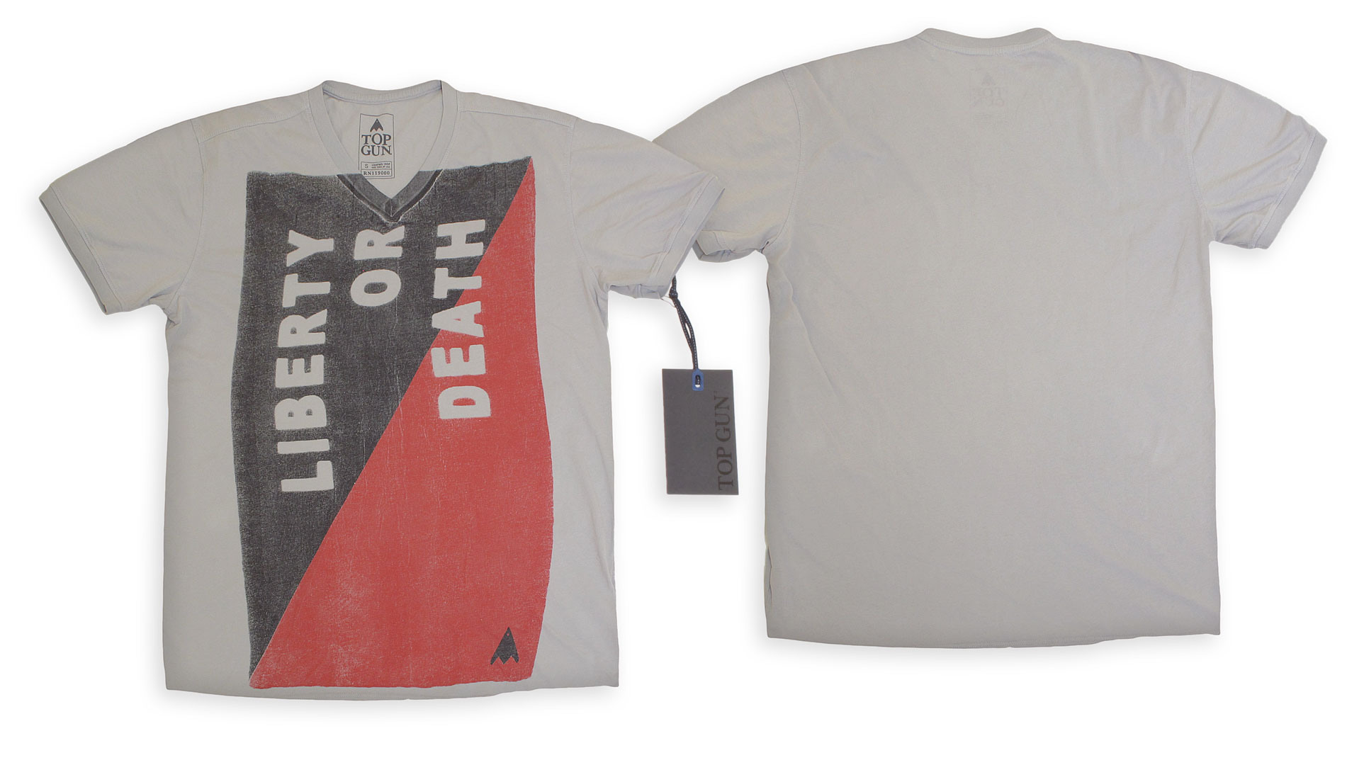  vintage "Liberty or Death"  Top Gun Gray