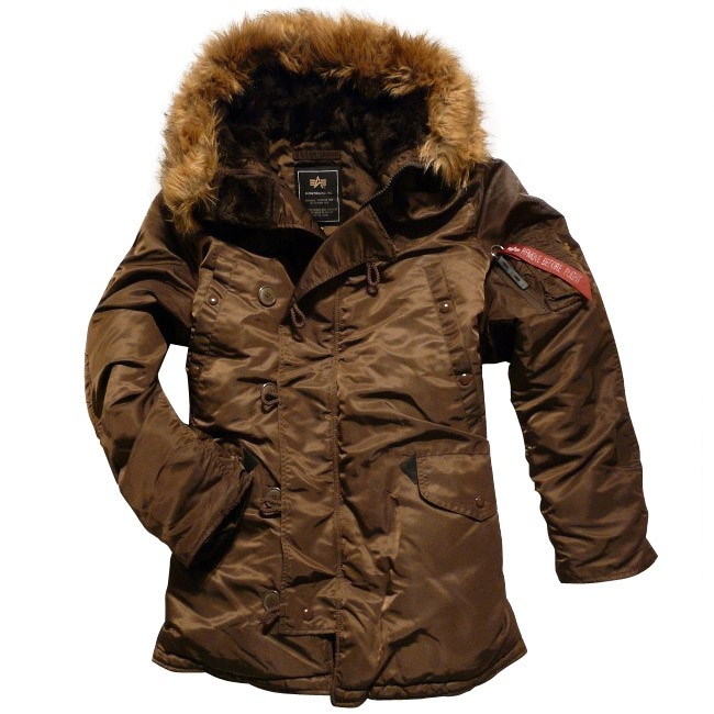  N-3B Parka hokolate