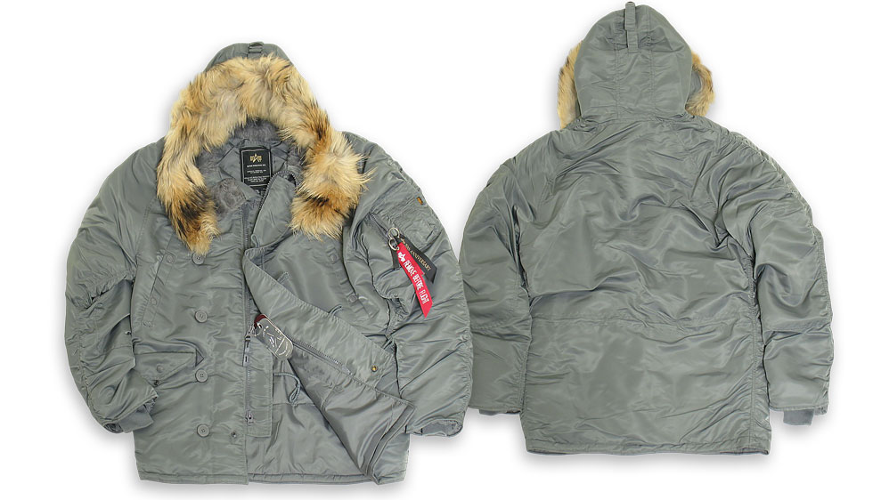  N-3B Parka Gun Metal Nat.Fur