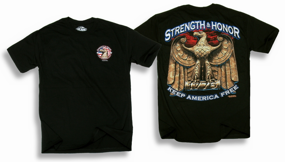  "Strength & Honor" Black 7,62 Design