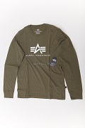  "Basic Logo"Long Sleeve olive