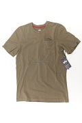  "Small Logo Pocket Tee" olive