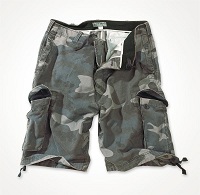 VINTAGE SHORTS WASHED Nightcamo