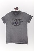  Top Gun Wings Logo grey