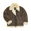   Sheepskin Sherpa B-3 Brown