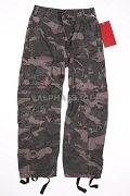  Airborne Vintage Trousers Black Camo