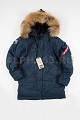  "Altitude Parka" Replica Blue Nat.Fur