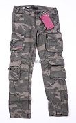  Airborne SLIMMY Trousers Black Camo