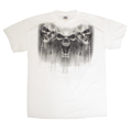  "Skull Dager" White t Leathers