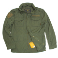   Nylon M-65 With Patches Olive Green